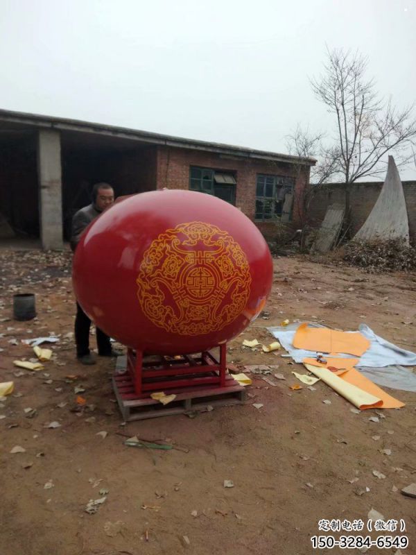 景觀圓球雕塑承接，鍛造工藝，烤漆圓球雕塑制造廠家
