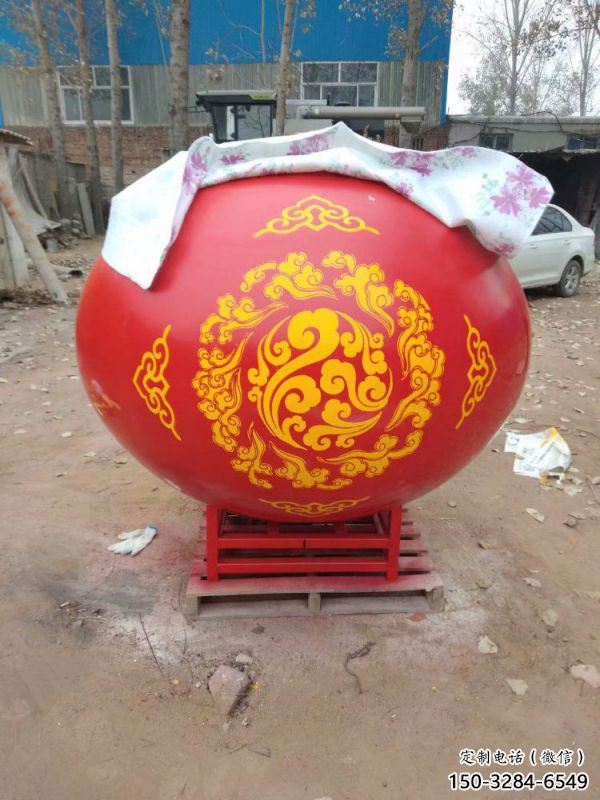 圓球雕塑定做，多彩藝術，烤漆圓球雕塑廠家選用