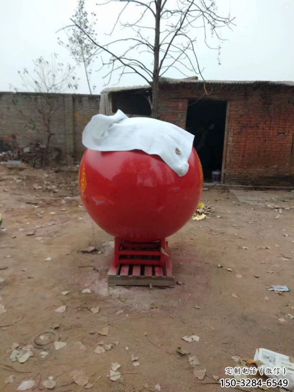 圓球雕塑指用，中式工藝，公園烤漆圓球雕塑指用