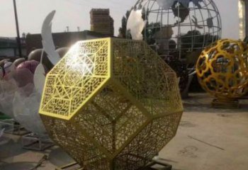 棱面球雕塑精選，室外雕塑，鏤空棱面球雕塑選定