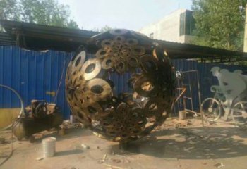 廣場球體雕塑，露天雕塑，不銹鋼球體雕塑標(biāo)準(zhǔn)