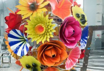 花球雕塑選用，美陳雕塑，不銹鋼花球雕塑廠家標(biāo)準(zhǔn)