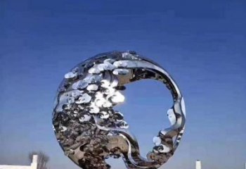 鏤空球雕塑優(yōu)價，小區(qū)擺件，異形鏤空球雕塑廠家精選