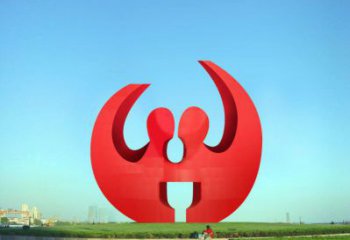 鏤空球雕塑指用，小區(qū)擺件，異形鏤空球雕塑制作