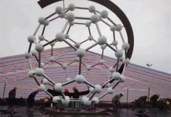 原子球雕塑廠家，戶外雕塑，不銹鋼原子球雕塑供給