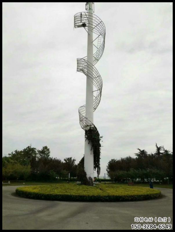 鏤空絲帶雕塑承接，城市裝飾，大型不銹鋼絲帶雕塑公司