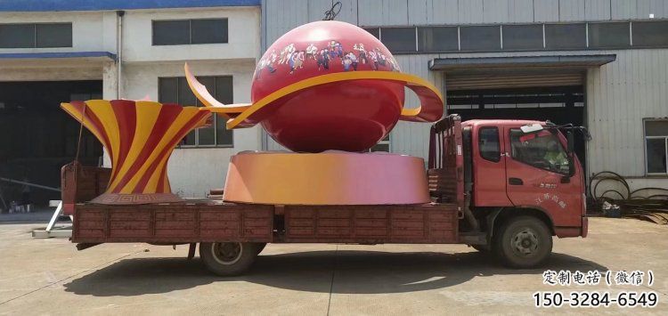 花瓶雕塑訂做，城市裝飾，景觀玻璃鋼花瓶雕塑展品