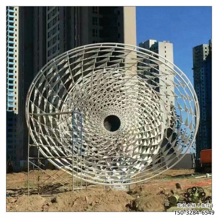 花瓶雕塑常用，鋼管組合，景觀鏤空花瓶雕塑定價