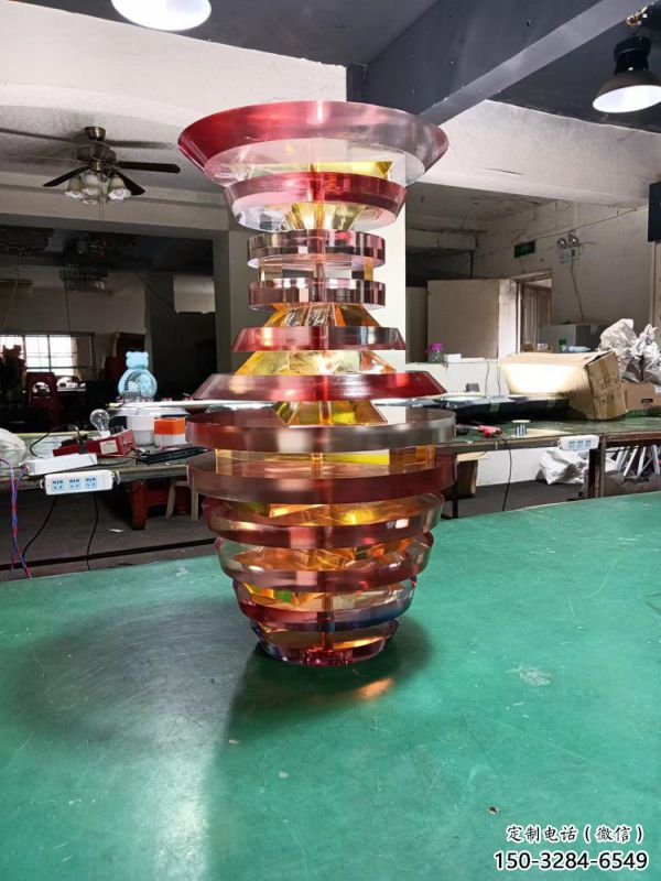 花瓶雕塑供求，白鋼構(gòu)件，異形花瓶雕塑觀賞型