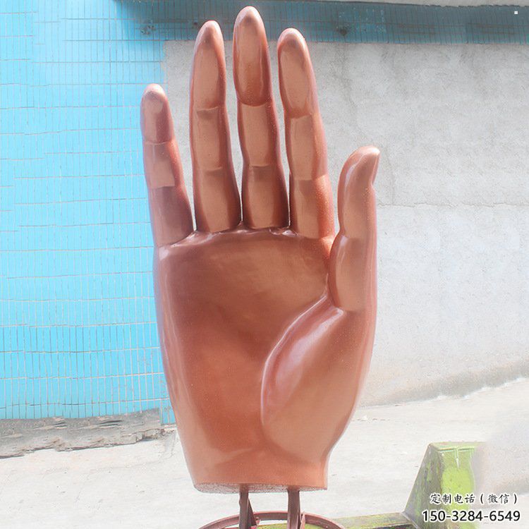 佛手雕塑供應，地標擺件，不銹鋼佛手雕塑制造廠家