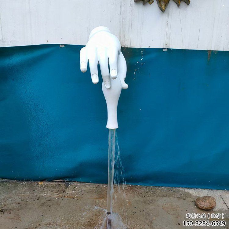 手雕塑選定，戶外雕塑，廣場手捏瓶子雕塑標準廠家