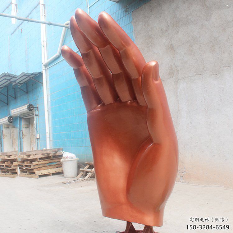 手指雕塑精選，市標(biāo)雕塑，不銹鋼手指雕塑廠家