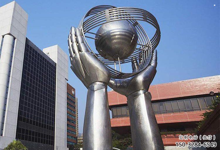 雙手雕塑專供，鍛造工藝，不銹鋼雙手雕塑廠家