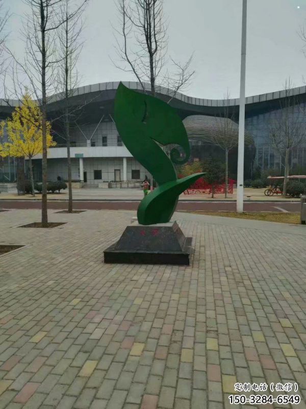 仿真樹葉雕塑預定，露天雕塑，彩繪仿真樹葉雕塑制作