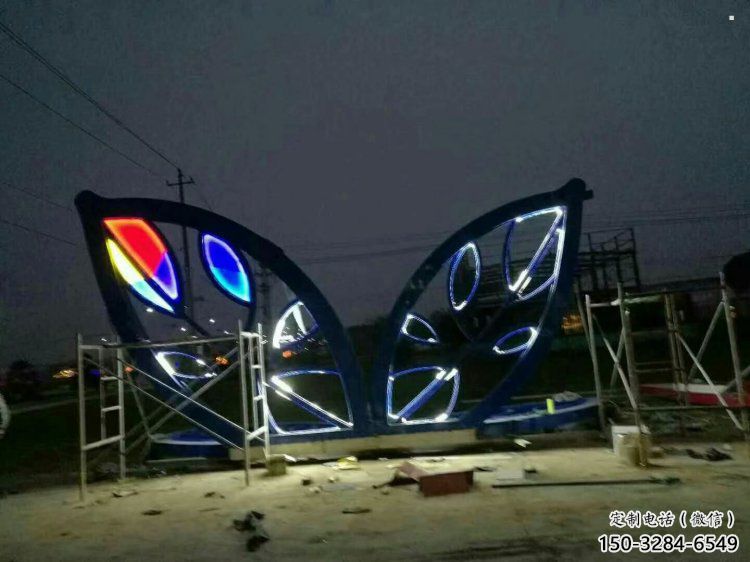 燈光樹葉雕塑廠家，中式工藝，燈光樹葉雕塑精選