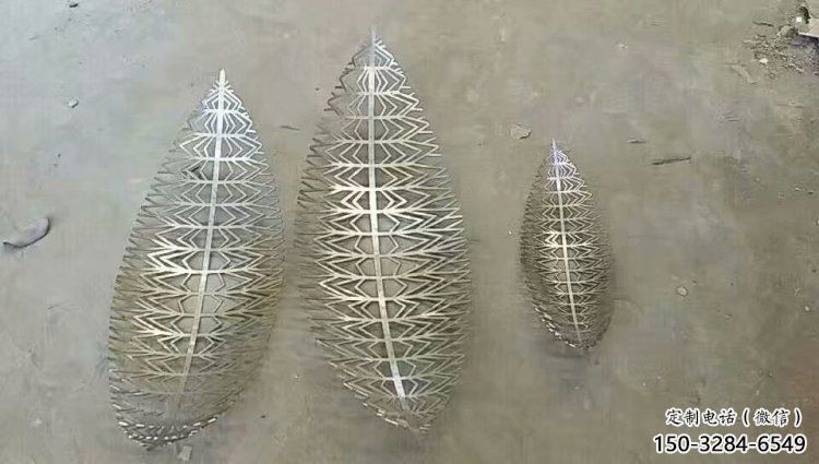 鏤空樹葉雕塑生產(chǎn)，街道標(biāo)識，鏡面鏤空樹葉雕塑供應(yīng)