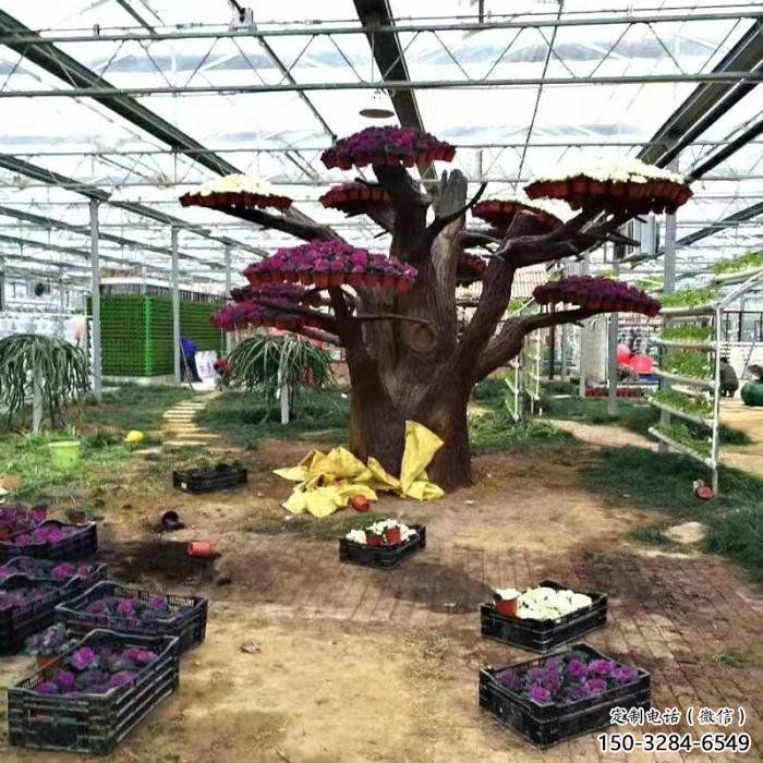仿真樹雕塑廠，中式工藝，玻璃鋼仿真樹雕塑生產商