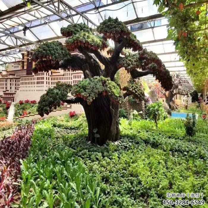 仿真樹雕塑選定，植物雕塑，玻璃鋼仿真樹雕塑常用