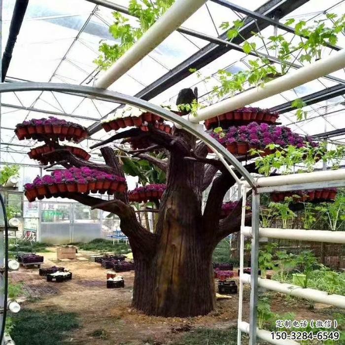 仿真樹雕塑預(yù)定，彩鋼制作，玻璃鋼仿真樹雕塑制作廠家