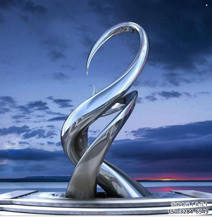 樹芽雕塑制作，街道標(biāo)識(shí)，不銹鋼樹芽雕塑制造商