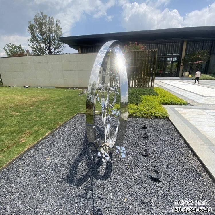 圓環(huán)樹(shù)雕塑標(biāo)準(zhǔn)，戶外雕塑，不銹鋼圓環(huán)樹(shù)雕塑選定