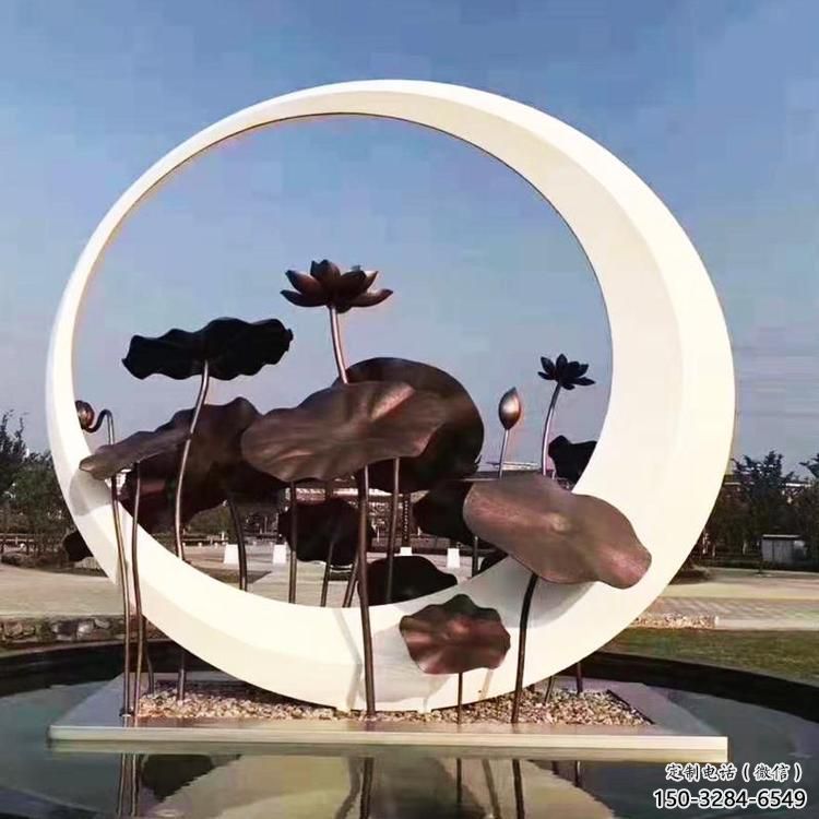 圓環(huán)雕塑供求，白鋼構(gòu)件，不銹鋼圓環(huán)雕塑觀賞型