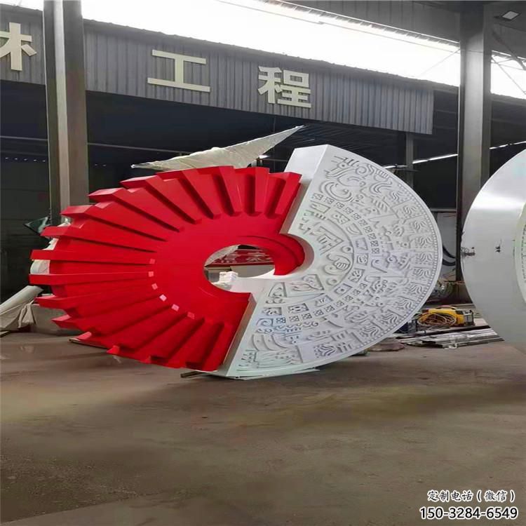 圓環(huán)雕塑制作選用，景區(qū)案例，美陳景觀制造商