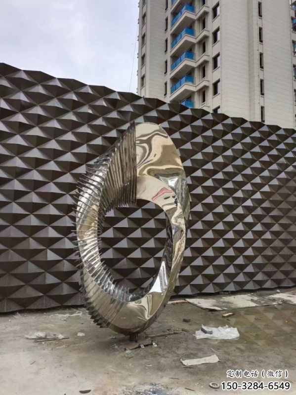 中式圓環(huán)雕塑批發(fā)，廣場系列，烤漆圓環(huán)雕塑供需