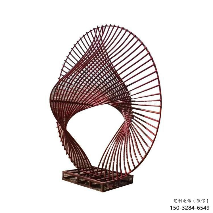 地產(chǎn)圓環(huán)雕塑供應(yīng)，地標(biāo)擺件，鏤空圓環(huán)雕塑制造