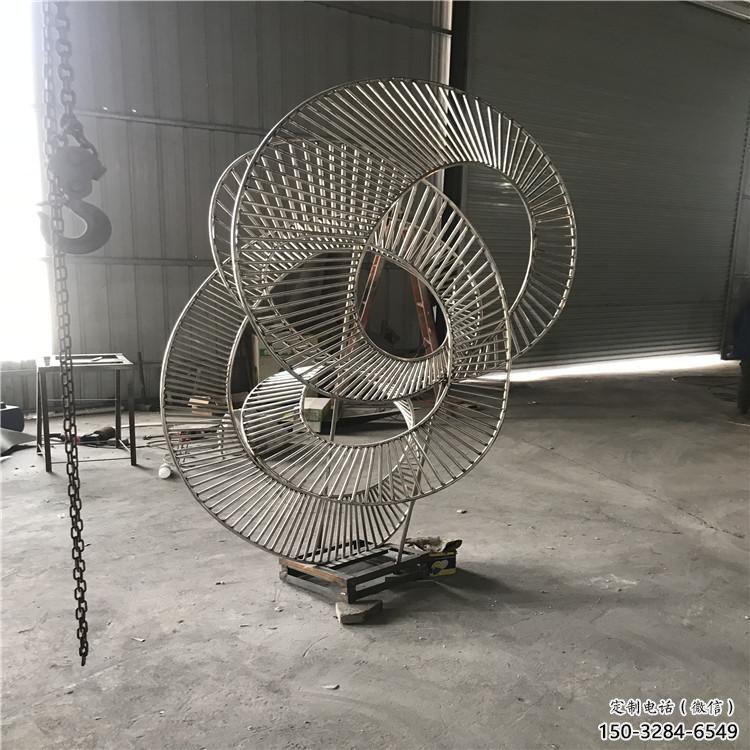 圓環(huán)方案供應(yīng)，圓雕體系，鏤空圓環(huán)雕塑制作展品