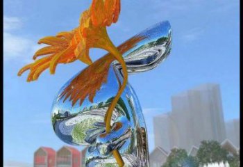 游樂場絲帶雕塑