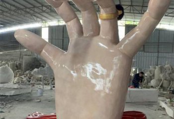 手指雕塑觀賞型，景區(qū)雕塑，不銹鋼手指雕塑廠(chǎng)家指用
