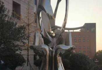 雙手雕塑廠家，水景雕塑，別墅不銹鋼雙手雕塑制作