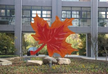 楓葉雕塑優(yōu)選，多彩藝術，仿真烤漆楓葉雕塑選用