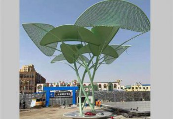 鏤空樹雕塑制造商，城市雕塑，烤漆鏤空樹雕塑定制