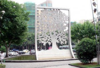 鏤空樹雕塑常用，景觀概念，鏤空剪紙樹雕塑生產(chǎn)廠家