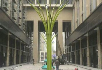 燈光樹(shù)雕塑承接，美陳雕塑，燈光蘑菇樹(shù)雕塑定制廠家