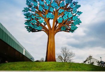 傘樹雕塑通用，戶外雕塑，戶外鏤空傘樹雕塑供應(yīng)