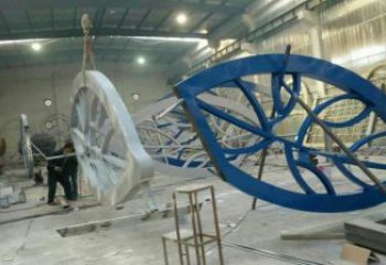 燈光樹葉雕塑訂做，室外軟裝，鏤空燈光樹葉雕塑供應(yīng)