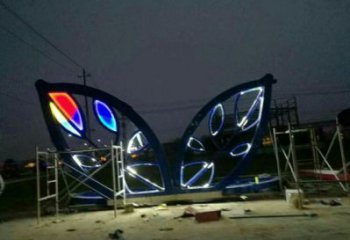 燈光樹葉雕塑廠家，中式工藝，燈光樹葉雕塑精選