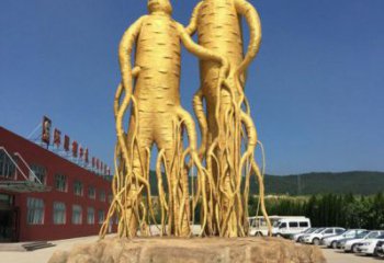 大型人參雕塑標(biāo)準(zhǔn)，街頭藝術(shù)，廣場(chǎng)人參樹(shù)雕塑通用