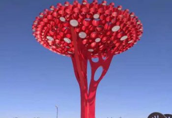 大型樹干雕塑公司，花園小品，不銹鋼樹干雕塑常用