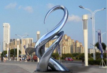 樹芽雕塑優(yōu)選，美陳雕塑，不銹鋼樹芽雕塑精品