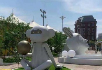 白鋼人頭像雕塑提供，露天雕塑，鏡面人頭像雕塑承接