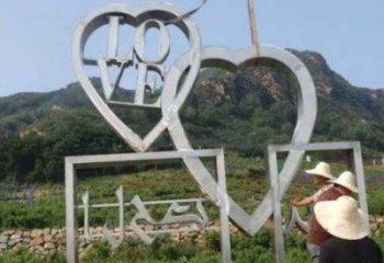 現(xiàn)代love雕塑承接，歐式風格，廣場不銹鋼love雕塑精選