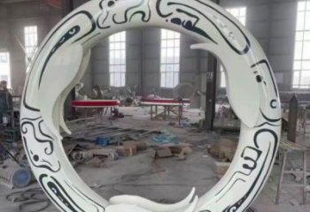 圓環(huán)方案精品，景觀雕塑，烤漆圓環(huán)雕塑生產(chǎn)商