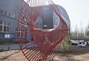 圓環(huán)雕塑精選，歐式風(fēng)格，藝術(shù)鏤空圓環(huán)雕塑指用