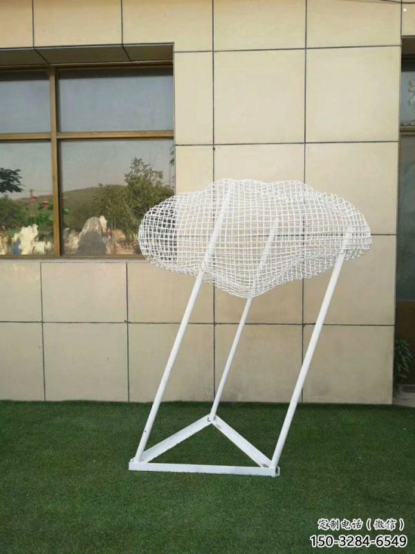 庭院云梯雕塑，鍍金歐式雕塑，網(wǎng)格形式