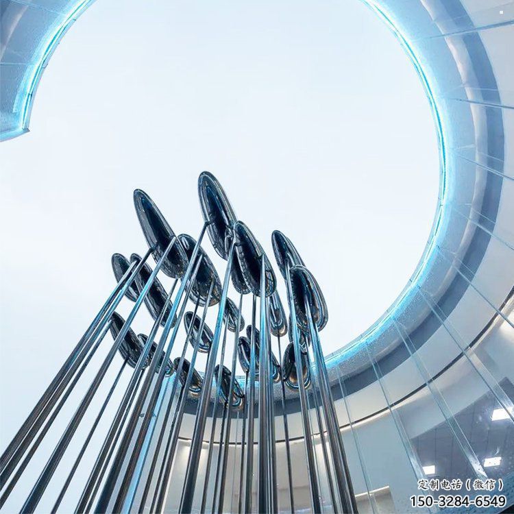 不銹鋼祥云雕塑承接，城市裝飾，大型祥云雕塑公司生產(chǎn)商