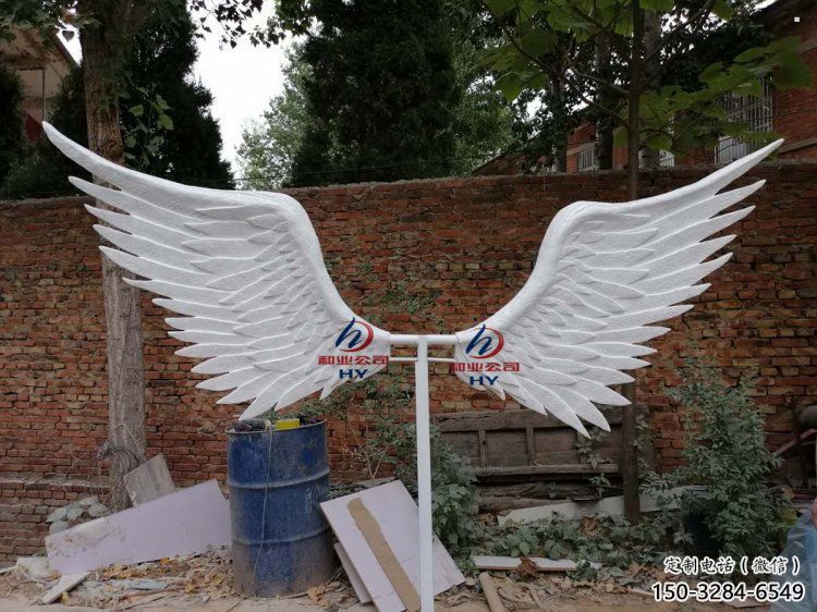 鳥翅雕塑標準，廣場雕塑，不銹鋼鳥翅雕塑供給